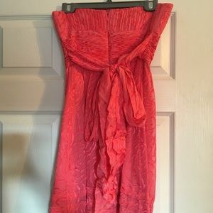 BCBG strapless dress